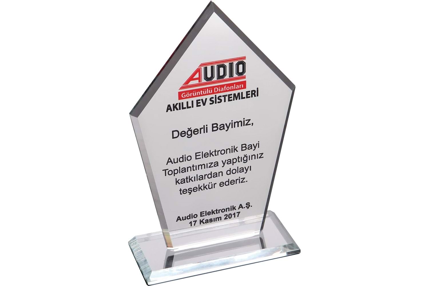 Kristal Plaket - EKT-161-ŞF