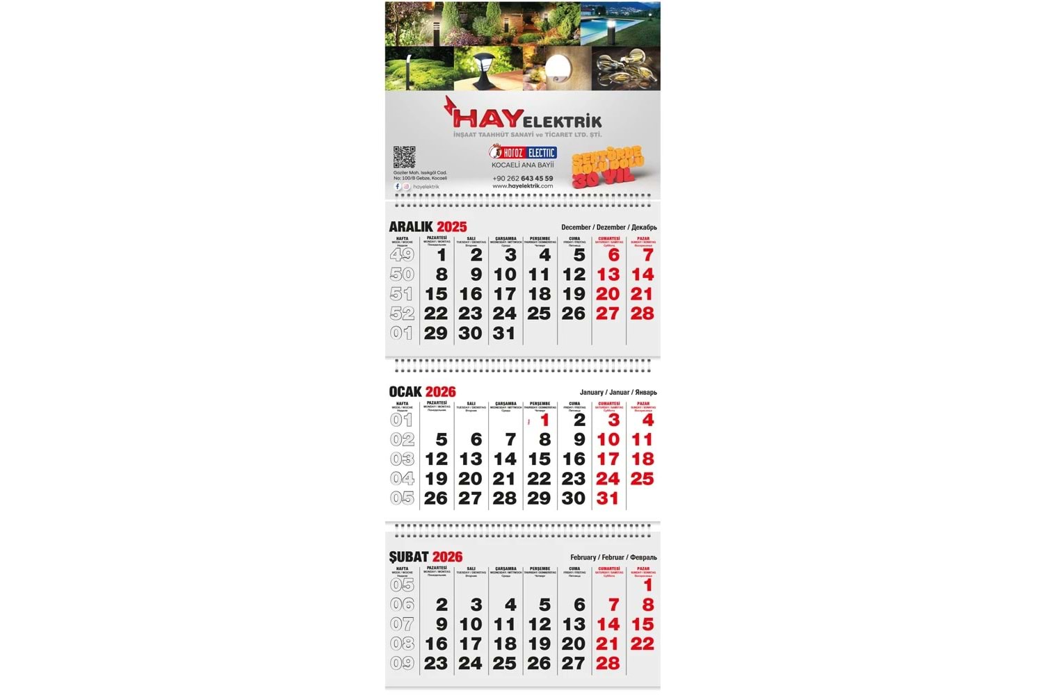 Klasik Gemici Takvim - GMC-09