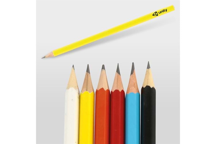 Köşeli Renkli Kurşun Kalem - 0522-195-B