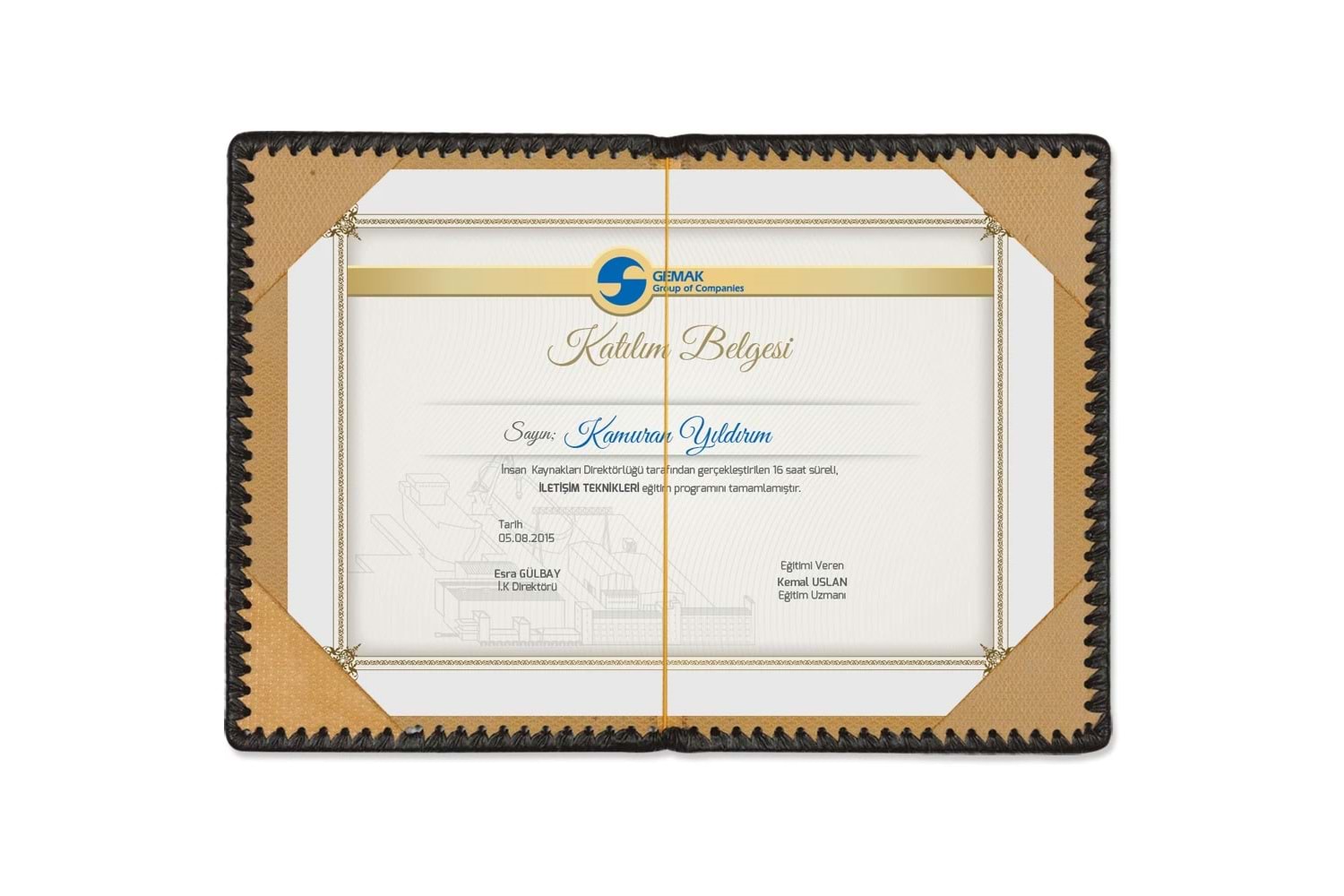 Sertifika ve Menü Kabı - 966-B