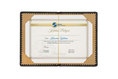 Sertifika ve Menü Kabı - 966-B