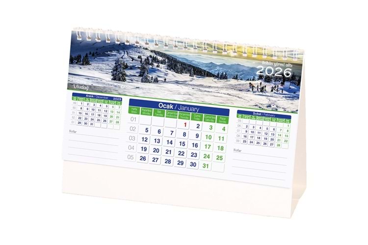 Manzara Masa Takvimi - AMT-01-BR