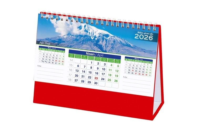 Manzara Masa Takvimi - AMT-01-TK