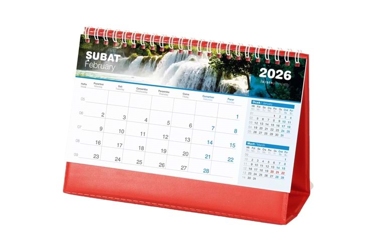 Şelale Masa Takvimi - AMT-04-BK