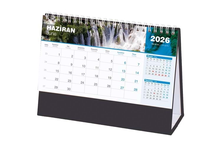 Şelale Masa Takvimi - AMT-04-TS