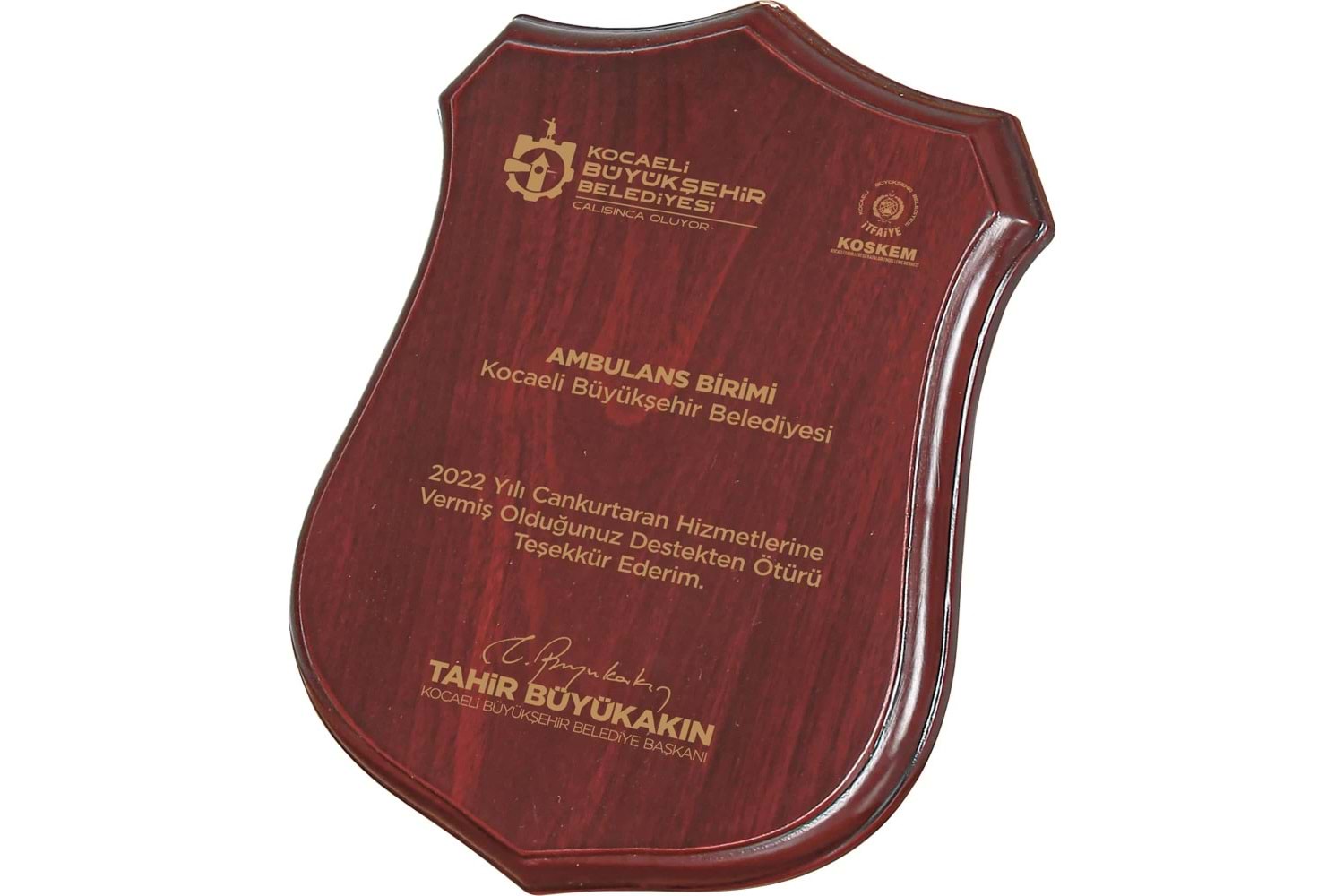 Ahşap Plaket - BK-75