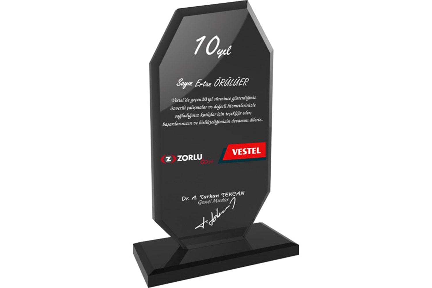 Kristal Plaket - EKT-102-FM
