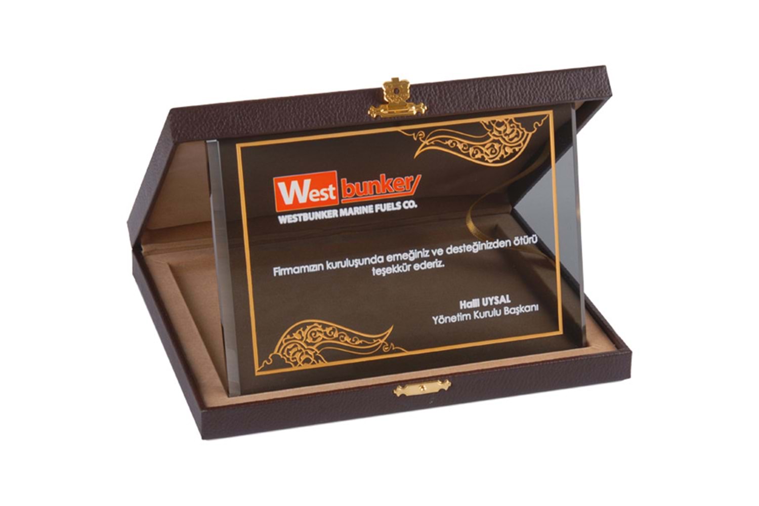 Kutulu Kristal Plaket - EKT-410