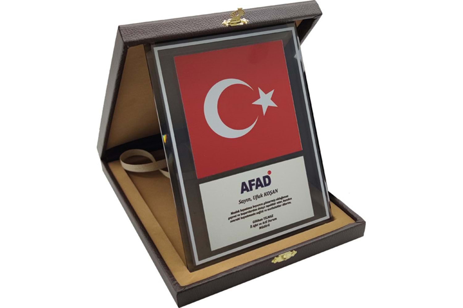 Kutulu Kristal Plaket - EKT-700