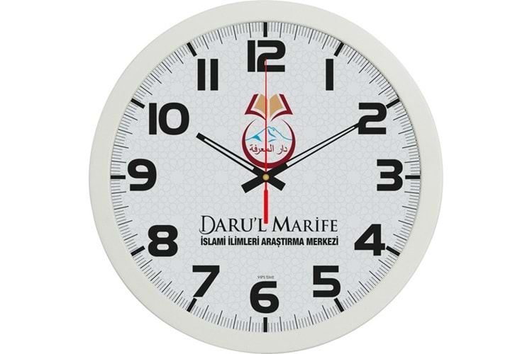 Plastik Duvar Saati - V30-333-GR