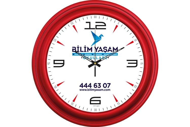 Plastik Duvar Saati - V30-518-K