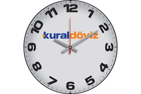 Bombe Cam Duvar Saati - V30-530-B