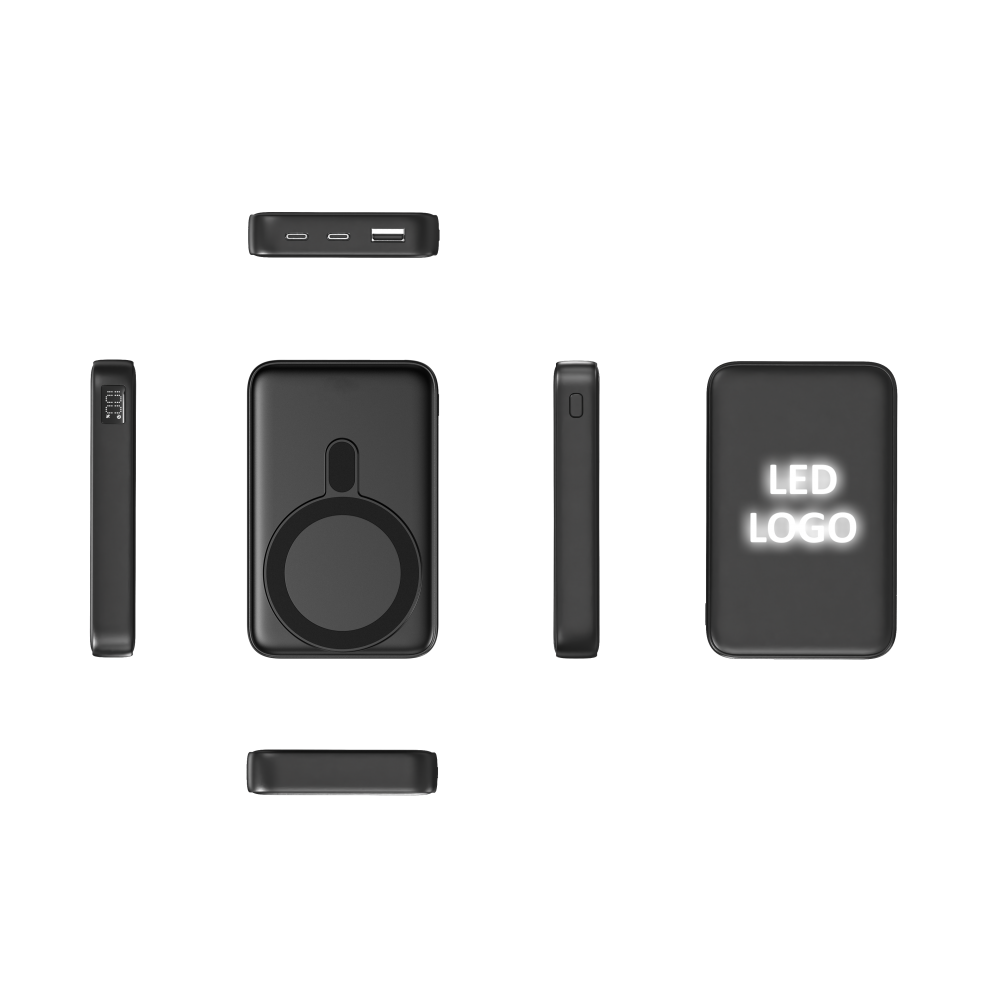 Powerbank 10000 mAh ( Işıklı Magsafe & 22.5w Hızlı Şarj )