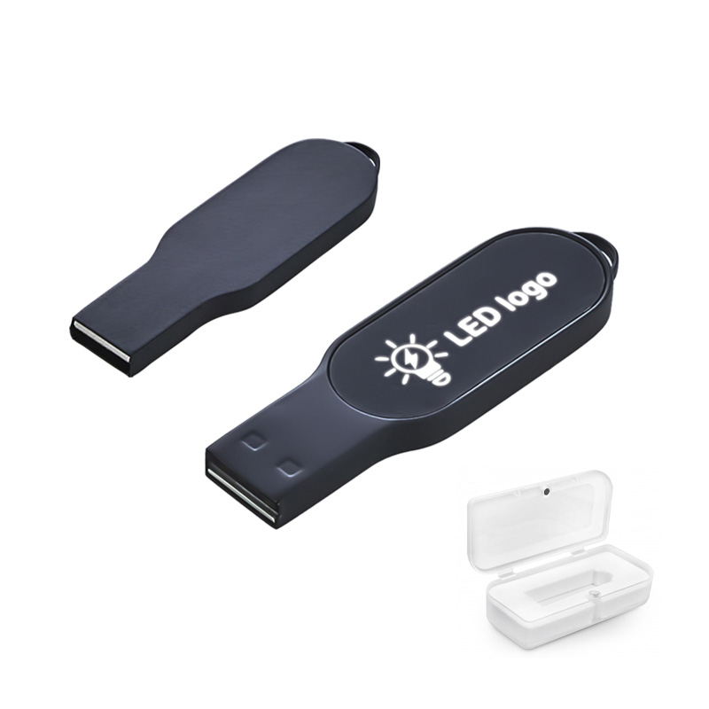 32 GB Siyah Işıklı Rubber Usb