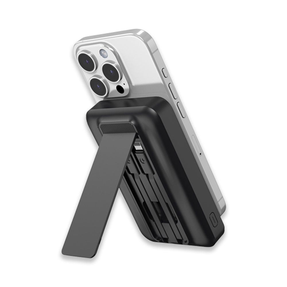 Işıklı Logo 15W MagSafe Powerbank 10000 mAh (Telefon, Saat, Kulaklık))