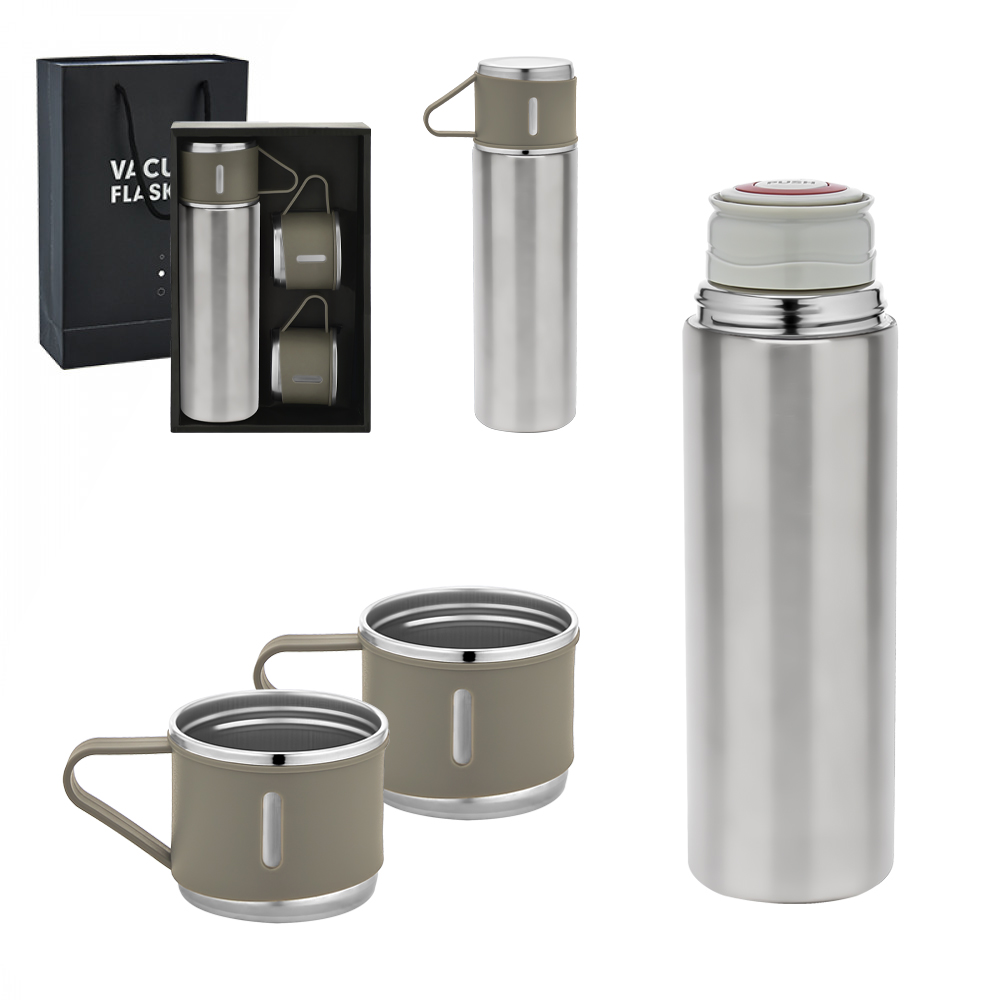  Çelik 3'lü Termos Set  500 ml