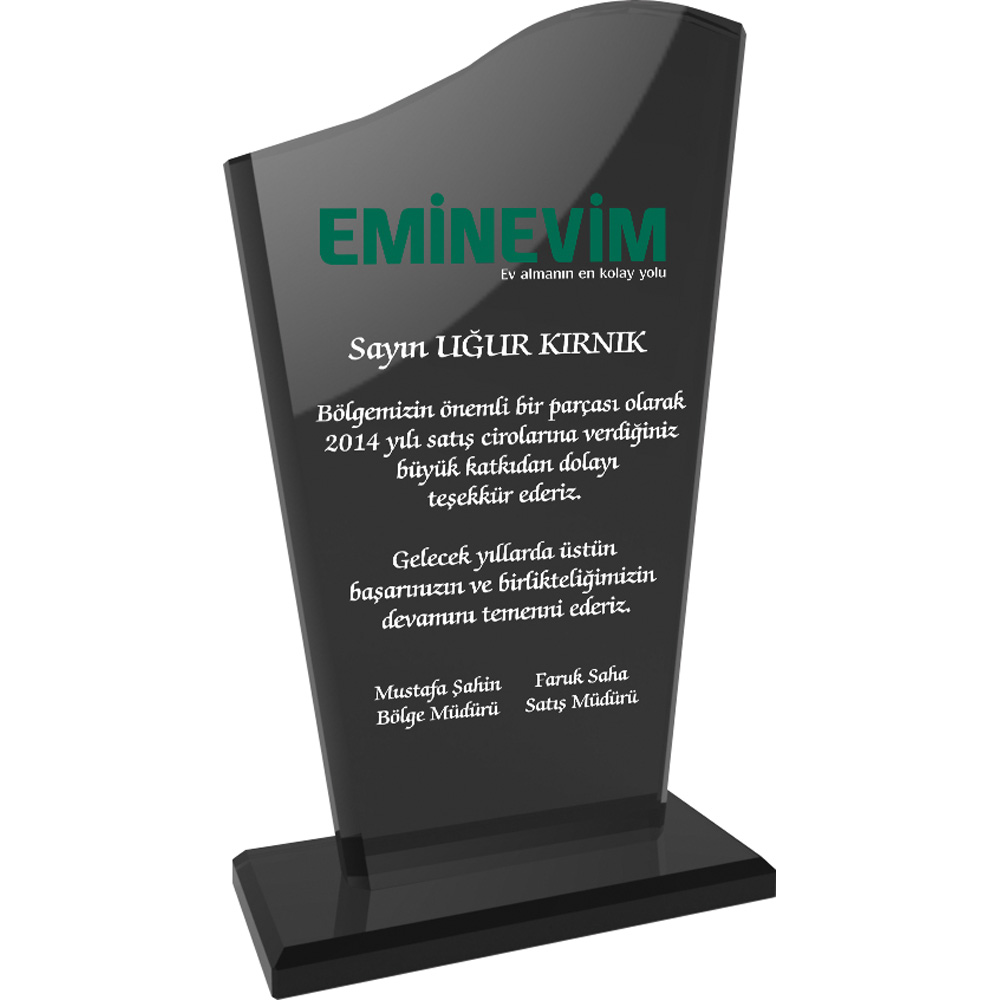  Kristal Plaket